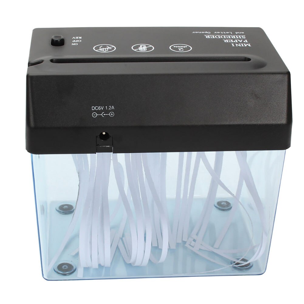 Dual-purpose Strip Paper A6 Folded A4 Cutting Machine USB Shredder Wastebasket School Mini Portable With Letter Opener Electric