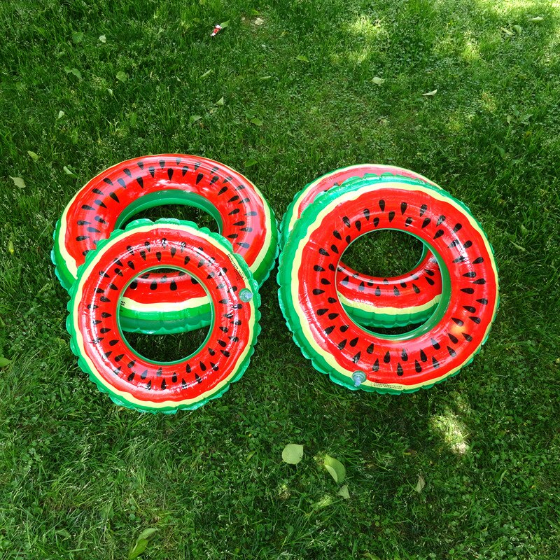 inflatable Swim Ring float adult child colorful Swimming ring watermelon tswimming ring