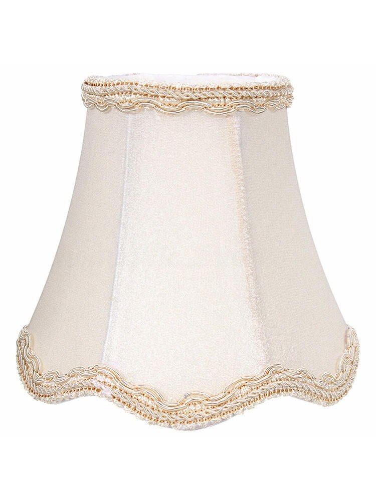 Vintage dentelle abat-jour petit tissu plafond lustre lumière couvre lampe de Table couverture maison salon décoration
