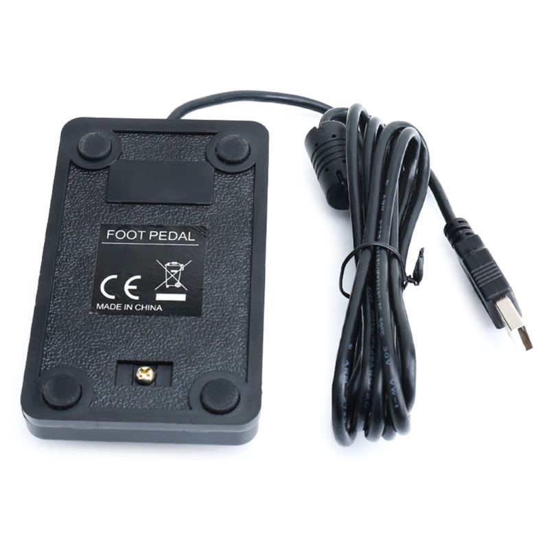 USB Foot Pedal Switcher Customizable Single Key Footswitch Game Control for Efficient Computer Operates for