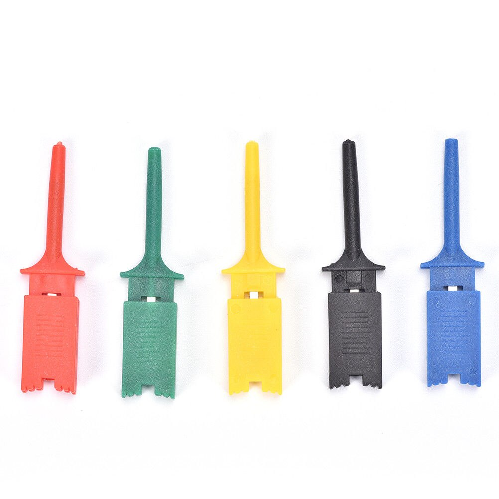 5pcs Test Hooks Clips For Logic Analyzers Logic Test Clip Colorful