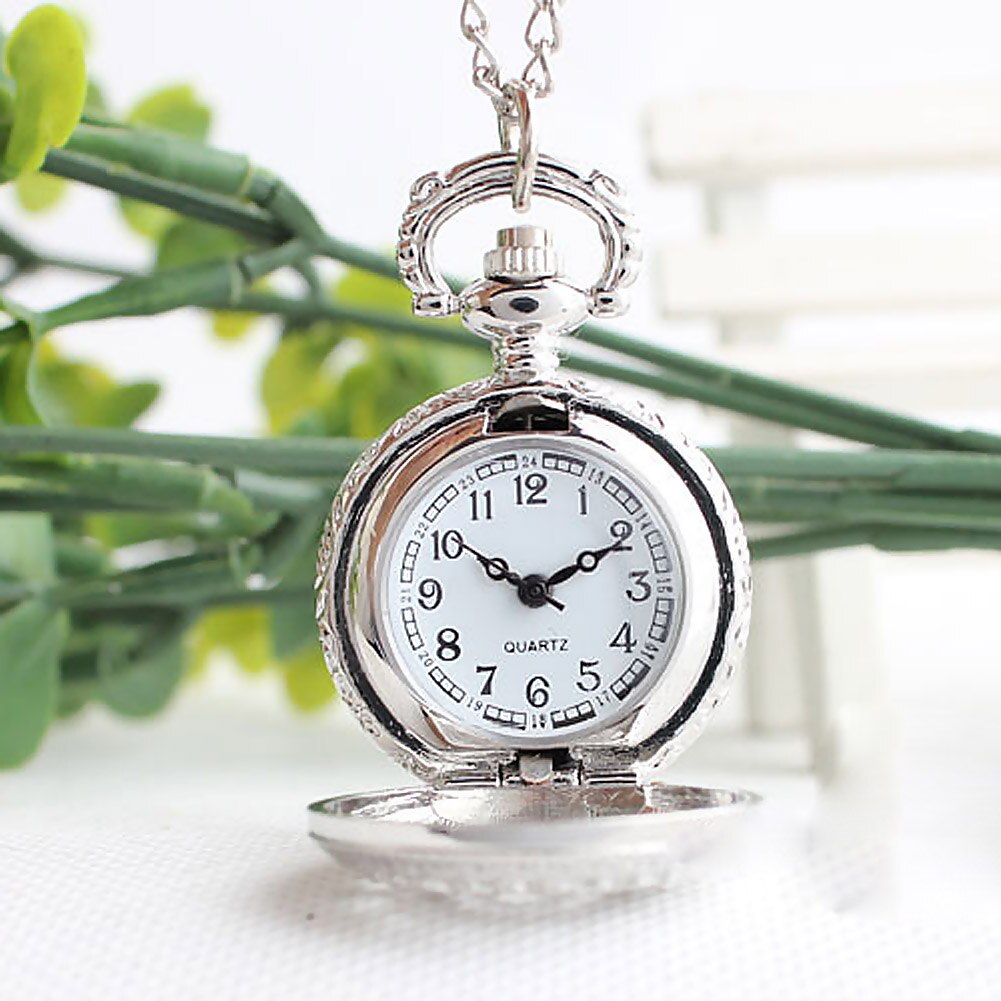 Retro Kleine Size Spinnenwebben Zakhorloge/Horloge Ketting Mode-sieraden Hanger Horloge Ketting Sub