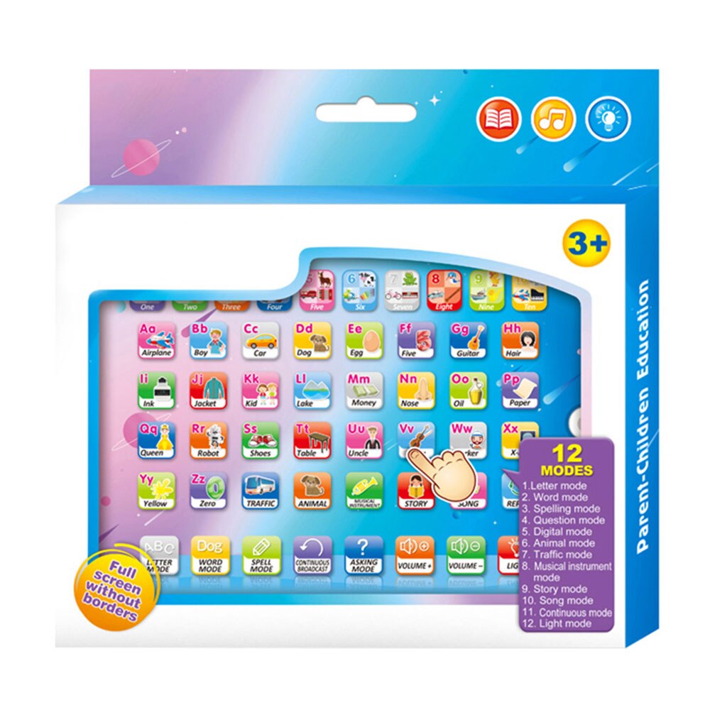 Englisch Lernen Maschine Alphabet Baby Tablet Pädagogisches Spielzeug Für Kinder Elektronische Touch Tablet Computer Kinder Spielzeug