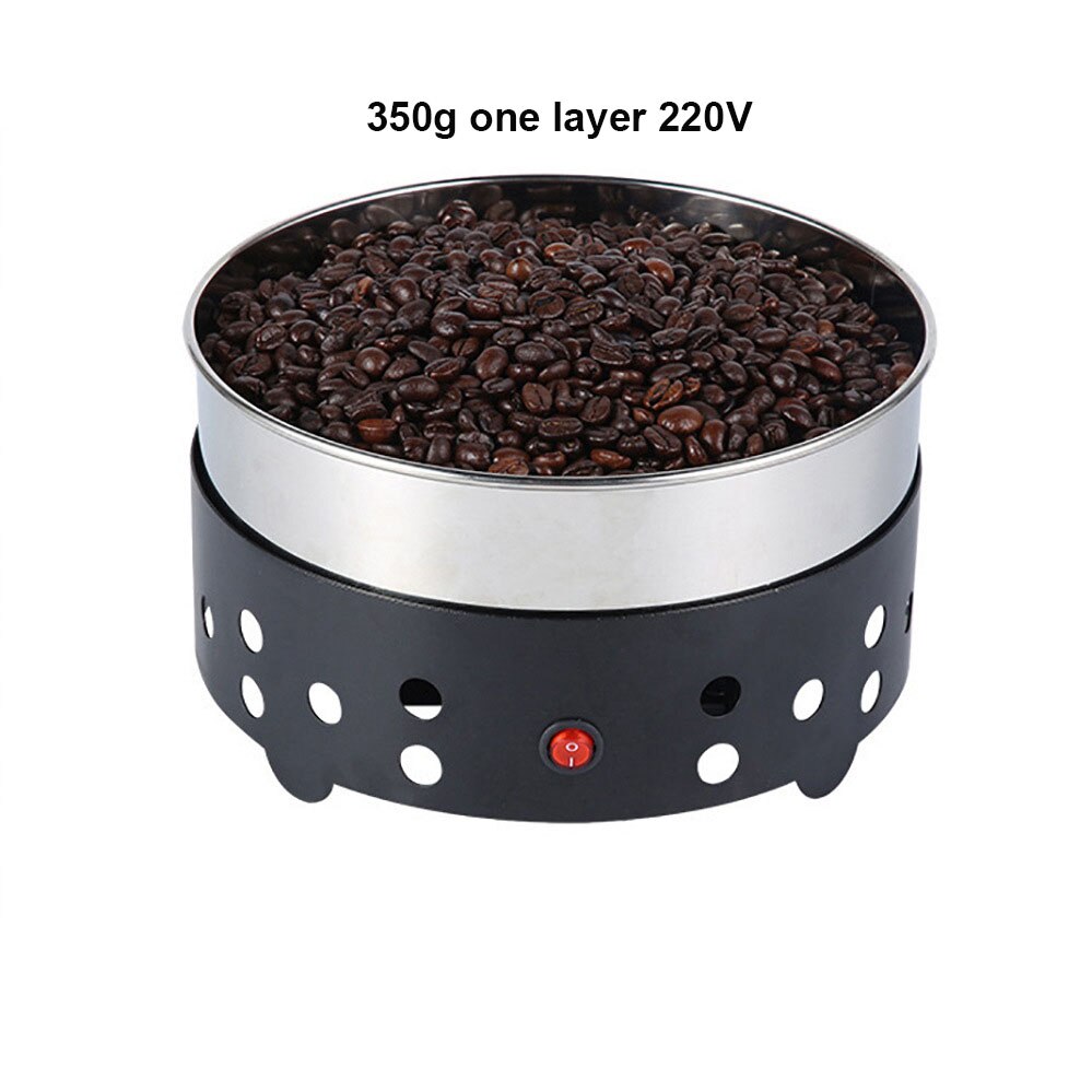 Electric Coffee Bean Cooler Machine 500g Small Household Coffee Beans Roasting Radiator Cooling Plate Coffee Accessories: 350g 220V