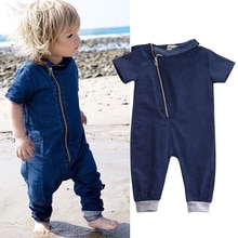 Goopom-vêtements en Denim pour garçons | Tenue mignonne pour bébé garçon, combinaison en Denim, une pièce, à la , automne