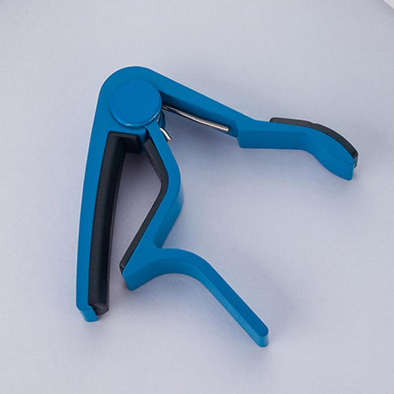 Metal Gitaar Capo Gitaar Tuner Clip Voor Akoestische Klassieke Gitaar Capo Clamp Key Gitaar Accessoires: Blue