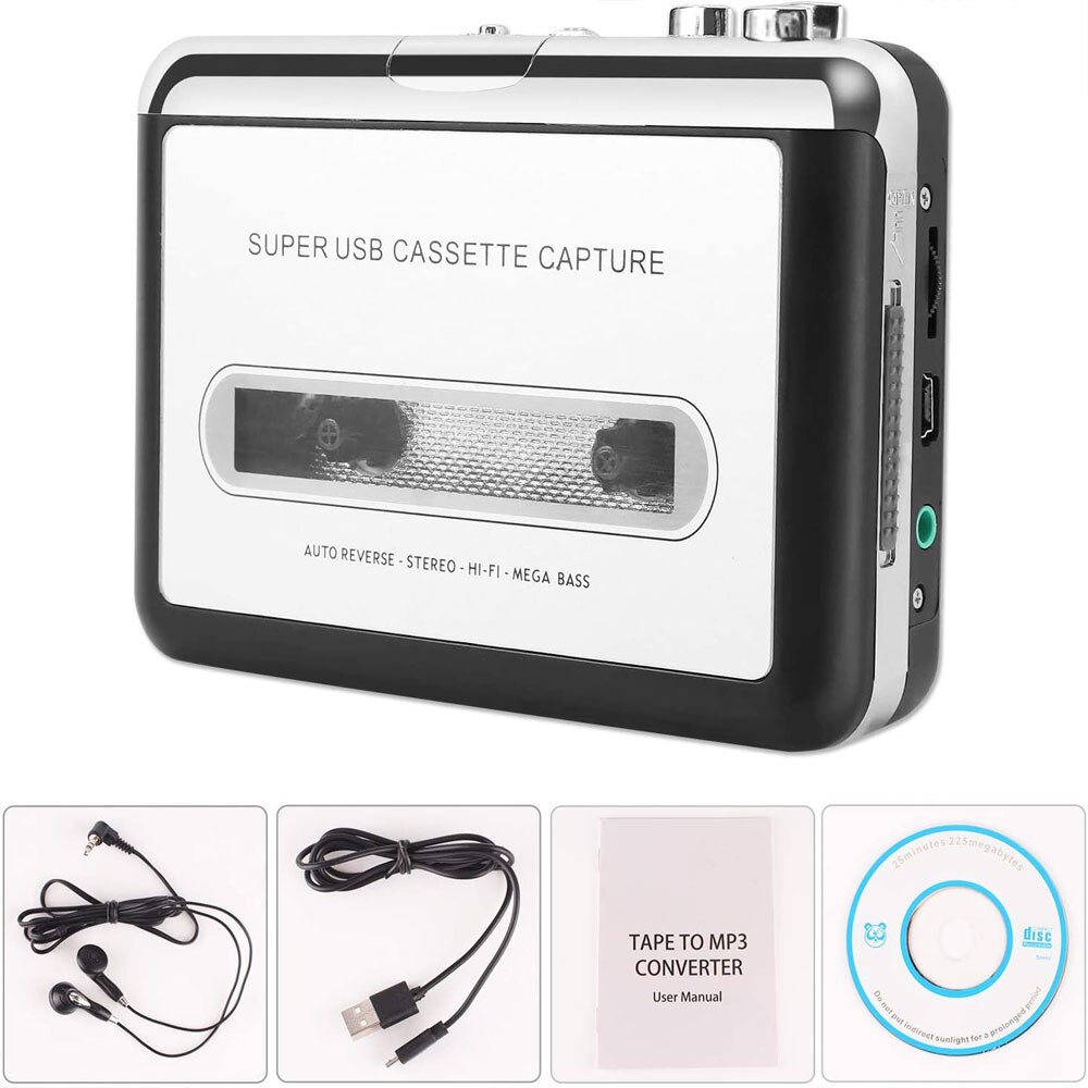 Usb Walkman Cassette Speler, U Kan Omzetten Alle Oude Mix Tapes En Cassette In Digitale MP3 Bestanden Afspelen Op Ipod/MP3