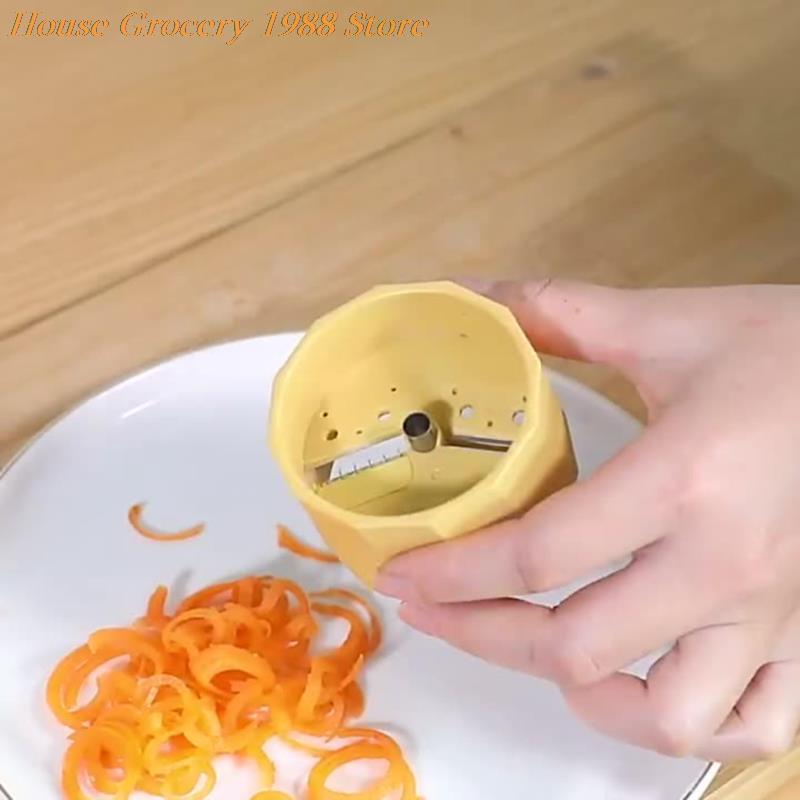 Ręczna obieraczka robić warzyw wielofunkcyjna obieraczka spiralna marchewka ziemniaczana obrotowa niszczarka tarka narzędzia kuchenne akcesoria