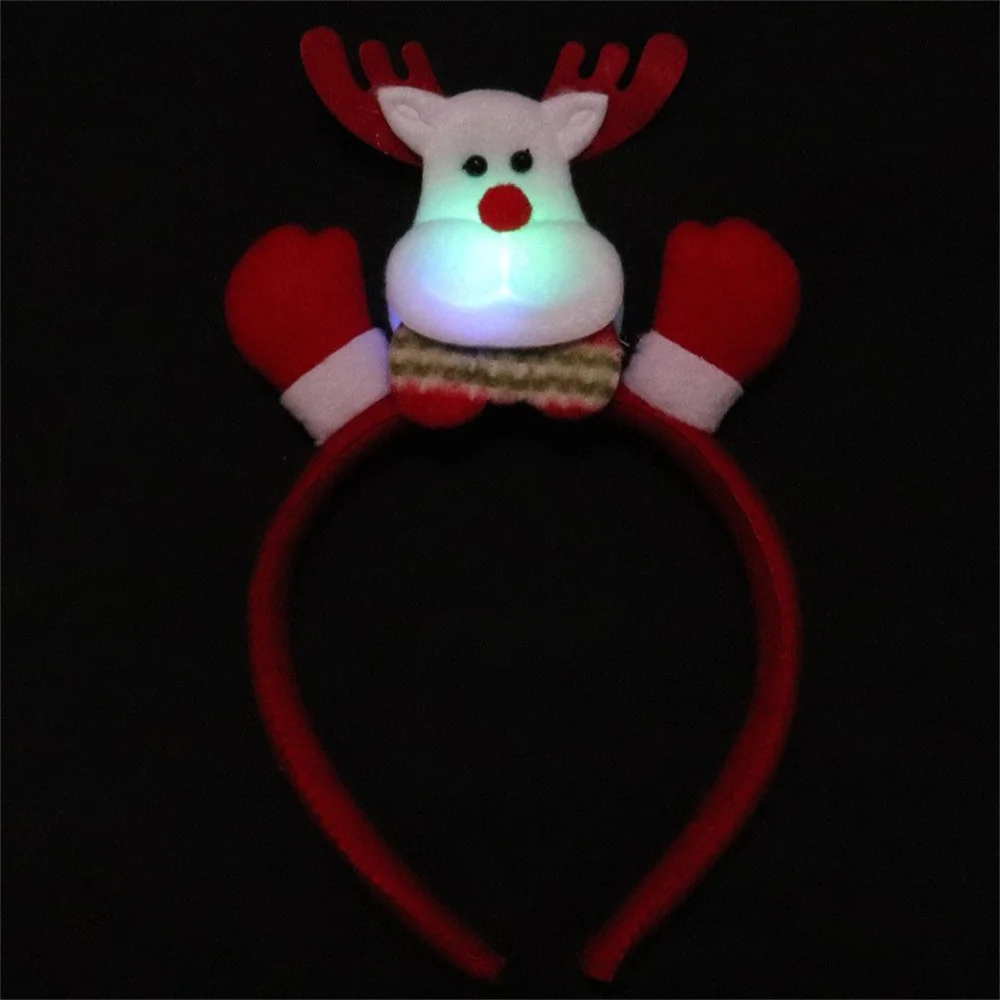 LED Lustige Teufel Horn Leuchten Stirnband Blinkende Haar Reifen Kopfbedeckung Halloween Weihnachten Neujahr Party Dekor Haar Zubehör
