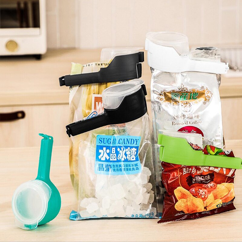 Kitchen Food Snacks Storage Sealing Clip Home Portable Travel Packing Lock Bag Sealer Plastic Clips Sealed Bags Accessories