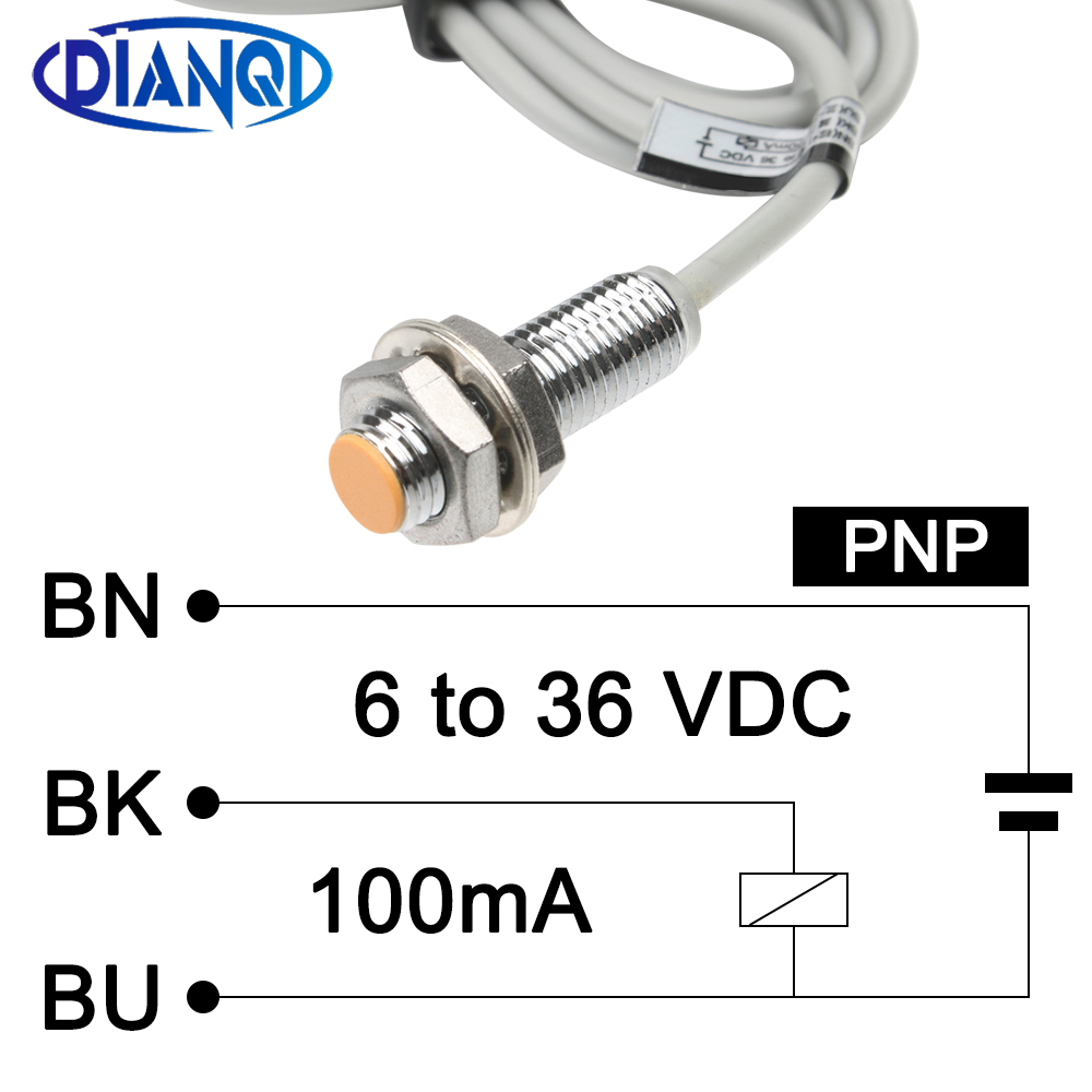 Magneet Inductive Proximity Sensor, NJK-5001B Pnp Nc Hall Sensor Magnetische Schakelaar Inductie Naderingsschakelaar