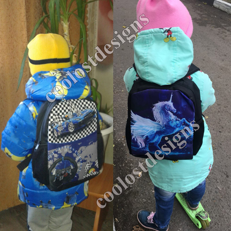 Sac à dos de dessin animé pour enfants, voiture, camion, Bus, école maternelle, Kawaii,