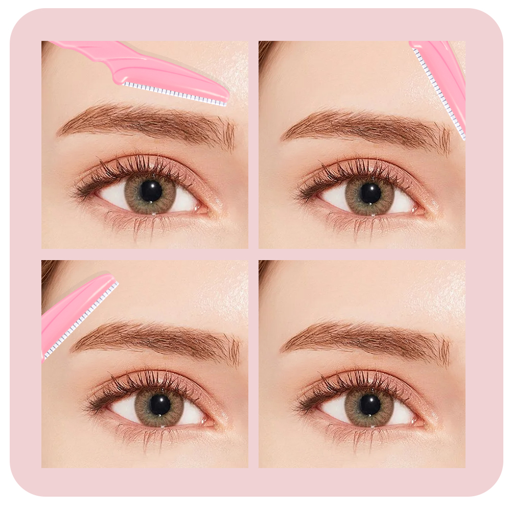 ANNAFRIS 5/10/15 Stuks Wenkbrauw Trimmer Blade Scheerapparaat Draagbare Gezicht Scheermes Ontharing Snijders Veiligheid vrouw Eye Brow Vormgeven Mes
