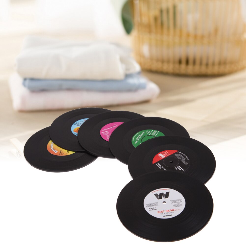 6 Stuks Placemat Onderzetter Set Tafel Mat Stand Onder Glas Onderzetters Milieu Plastic Vinyl Hittebestendig