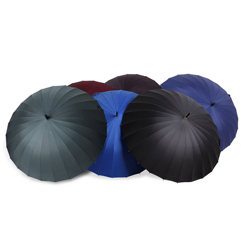 FGHGF Bloemen Patroon 24 k Magic Long-handvat Paraplu Extra Grote Maat Oversized Winddicht Grote Vrouwen Mannen Paraguas