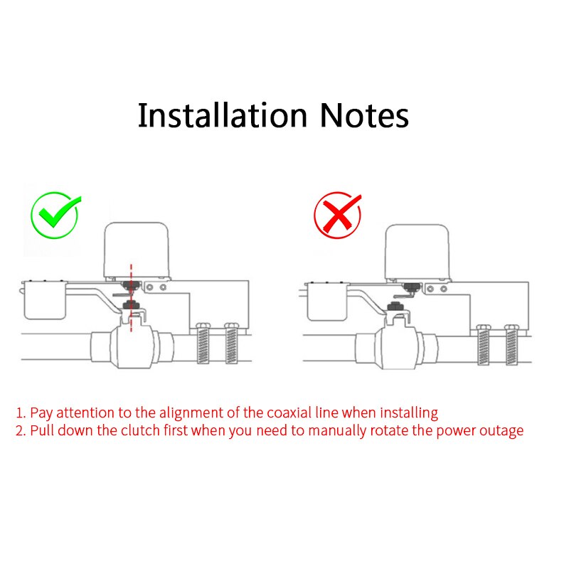 Tuya ZigBee Valve Smart Water/Gas Valve Automation Control Work Voice APP Control With Alexa Google Assistant Smart Life