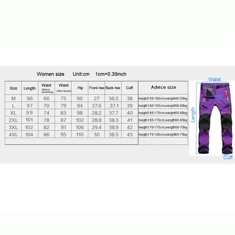 THE ARCTIC – pantalon de neige léger pour femme, imperméable, coupe-vent, et respirant, pour randonnée, escalade, hiver