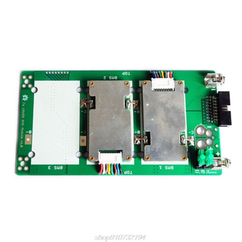 7S Power Muur Balancer Pcb Module Power Bank Case 18650 29.4V Batterij Houder 20A 40A 60A Batterij Doos bescherming Boord O30 20: 6