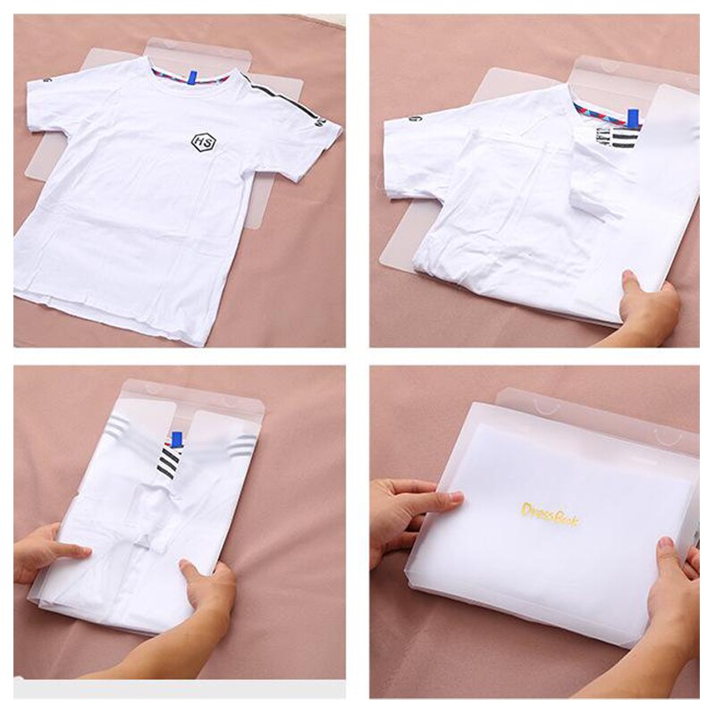 5/10ps Magic Clothing Folder Shirt Pants Organizer Easy Folding Board Wardrobe Finishing Rack Clothes Pegs Closet Storage Holder
