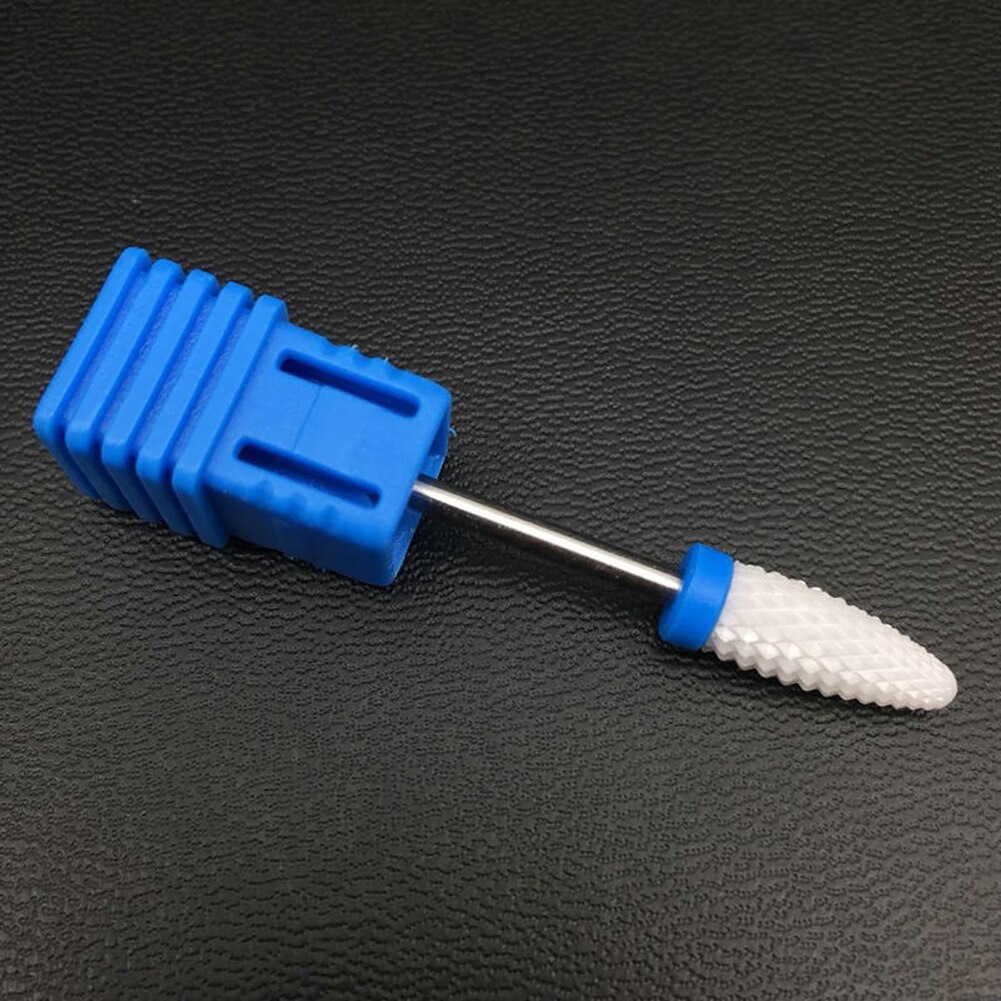 Ceramic Nail Drill Bit Rotate Burr Milling Cutter For Manicure Manicure Nails File Electric Milling Burr Grinder