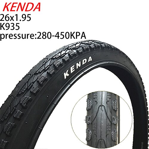 Kenda däck 26 tum 1.95 2.125 mtb mountain road cykeldäck cykel innerslang 26 tum 1.95/2.125 cykel gummislang breda däck: 26 x 1.95 k935