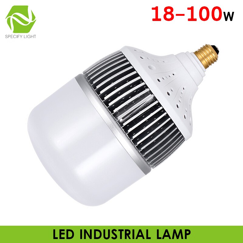 Top 18w 24w 30w 50w 80w 100w fremhæver  e27 e40 industrielle led lys