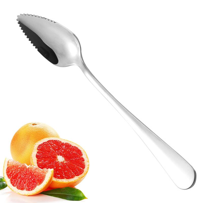 Ske rustfrit stål kage frugt skeer til dessert kaffe scoop guld dessert værktøjer til grapefrugt snack spisestel: Default Title