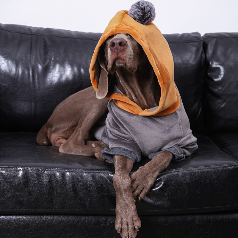 Roupas de cachorro grande, camurça quente de inverno, roupas para cachorro reforçadas, golden retriever, doberman, suéter para cachorro