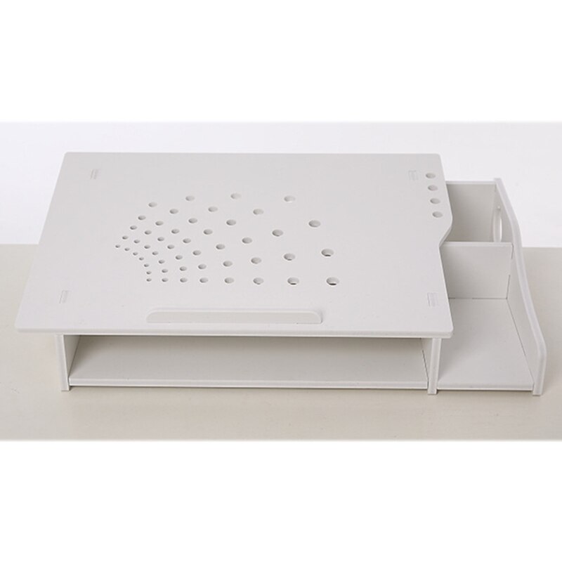 Multi-function Desktop Storage Rack Organizer Monitor Support Laptop Notebook Stand Holder Computer Screen Riser Shelf