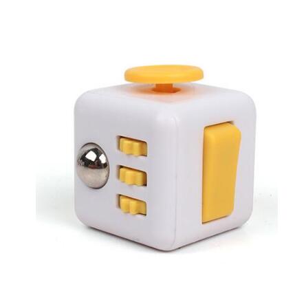 11colors Squeeze Stress Reliever Cube Relieves Anxiety and Stress Juguet For Adults Children cube Desk Spin Toys: 7