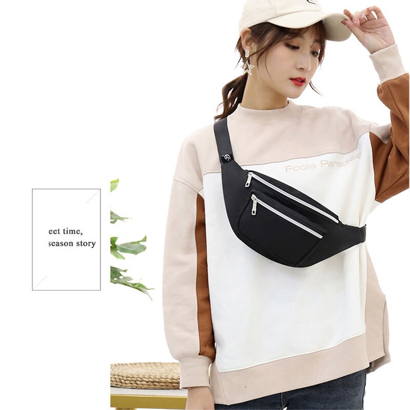 Fanny Pack for Women Waist Bag Women`s Belt Bag Men Hip Bum Pocket with Adjustable Belt for Travel, Party, Running