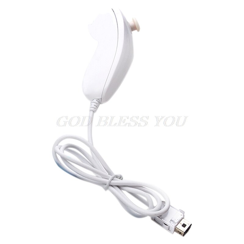 Mando a distancia Nunchuck Nunchuk para consola Nintendo Wii, en 6 colores: Blanco