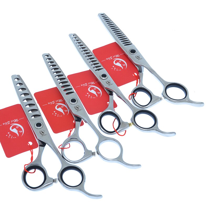 5.75" Pet Scissors for Dog Grooming Japanese Steel Animal Thinning Clippers 35% to 50% Cut Rate Dog Trimmers A0160A