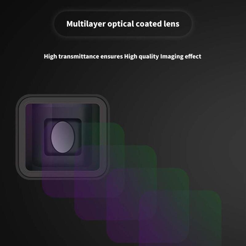 Durable Distorted Lens Classic Delicate 1.33X Widescreen Mobile Phone Anamorphic Lens for iPhone Smartphone Accessories
