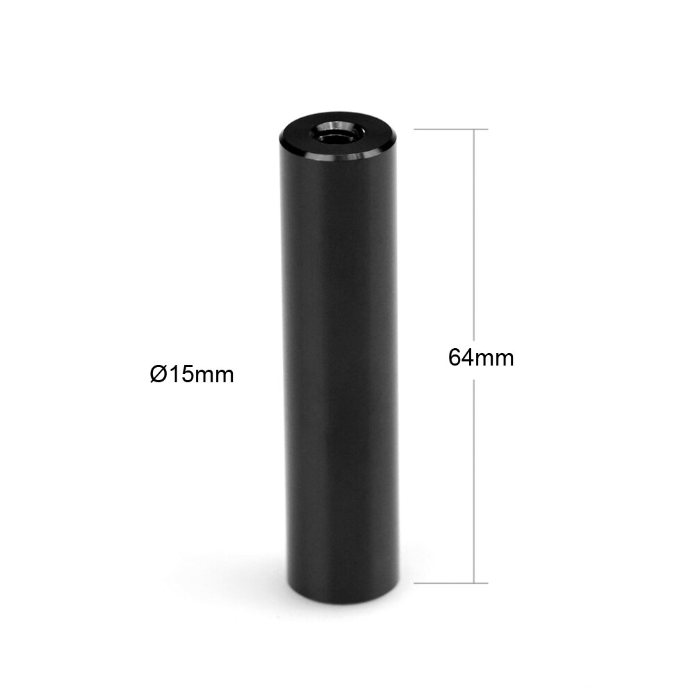 SmallRig Aluminum Alloy 15mm Diameter Rods (2.5 Inch) 63.5mm With 1/4" Threading Holes For QR Plate 2 pcs Pack - 1590