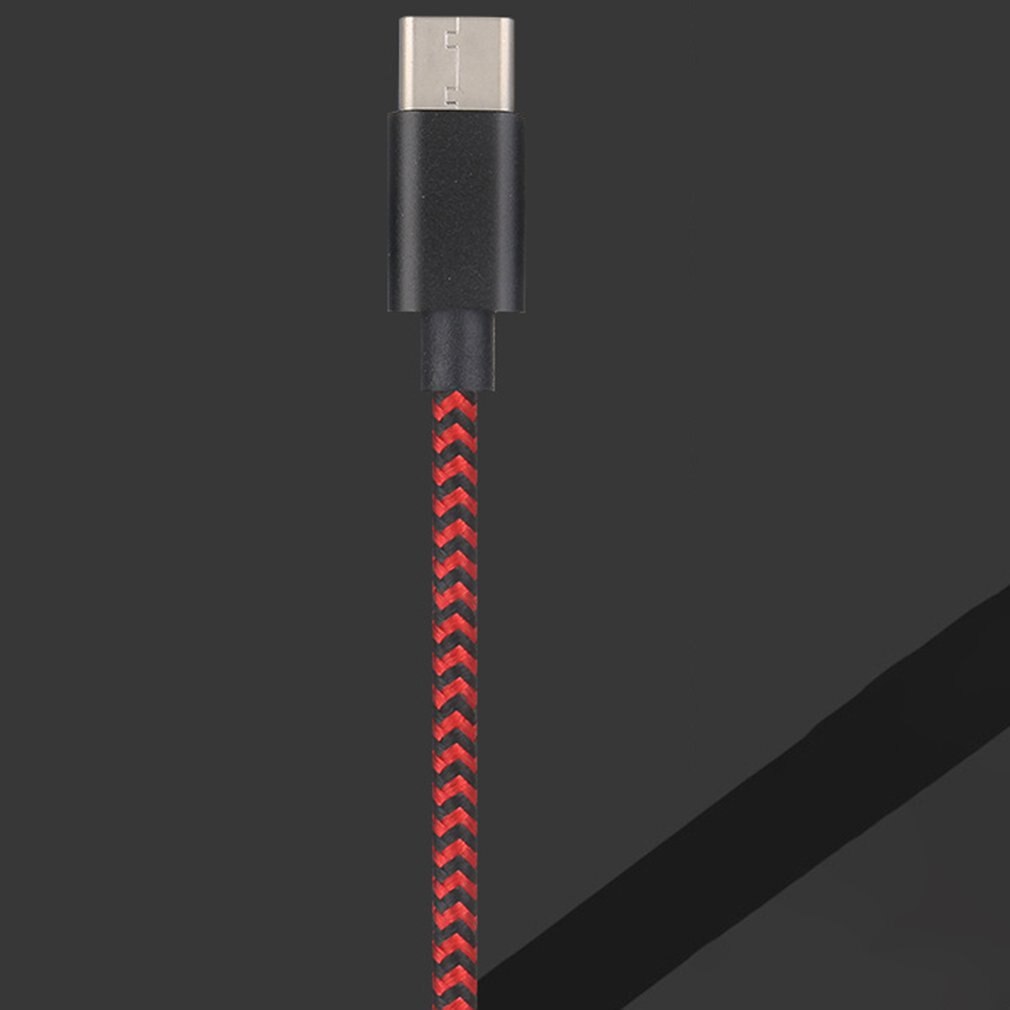 Câble de données usb de charge rapide en nylon tressé pour téléphone portable android type-c ios