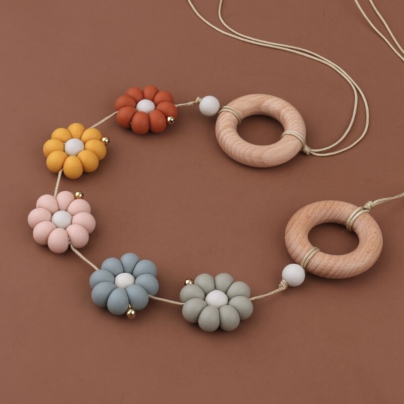 Giocattoli da palestra per bambini in legno passeggino pendenti appesi telaio da palestra neonato appeso 87HD