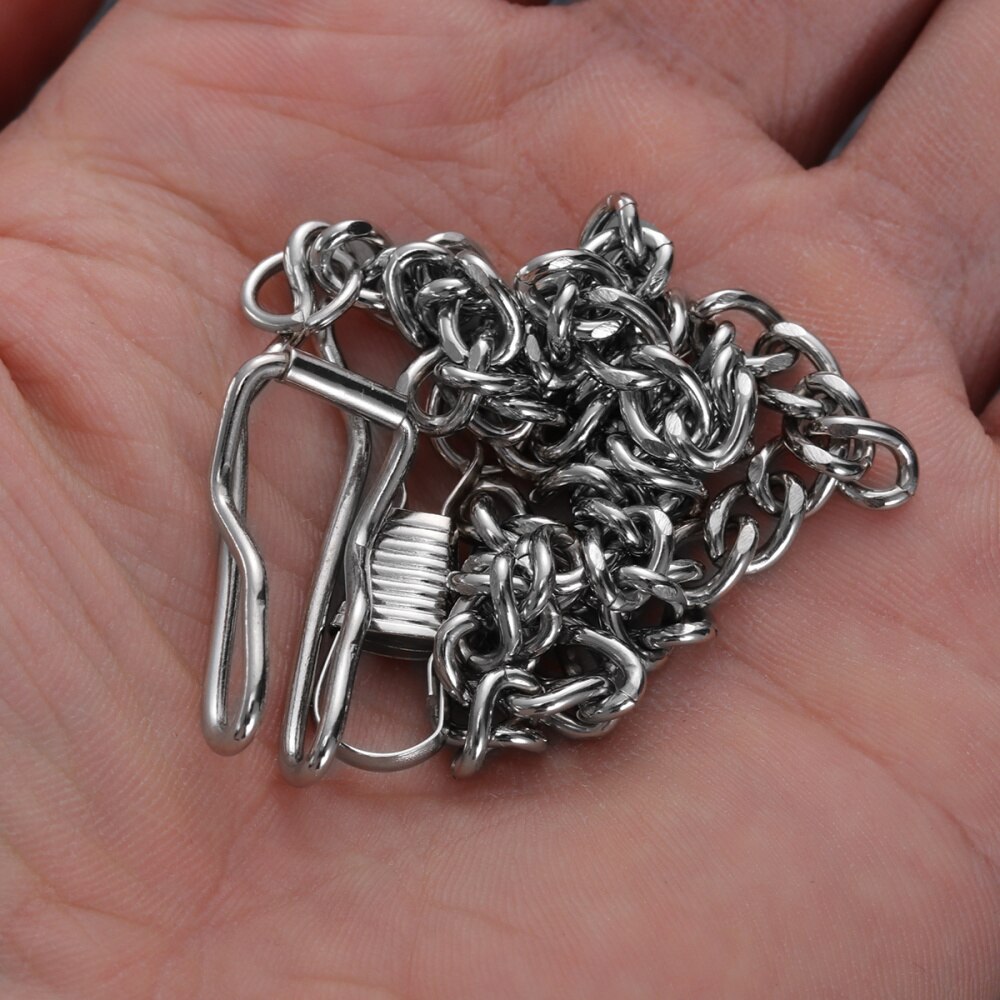 Classic Golden Plated Pocket Watch Chain key Chain