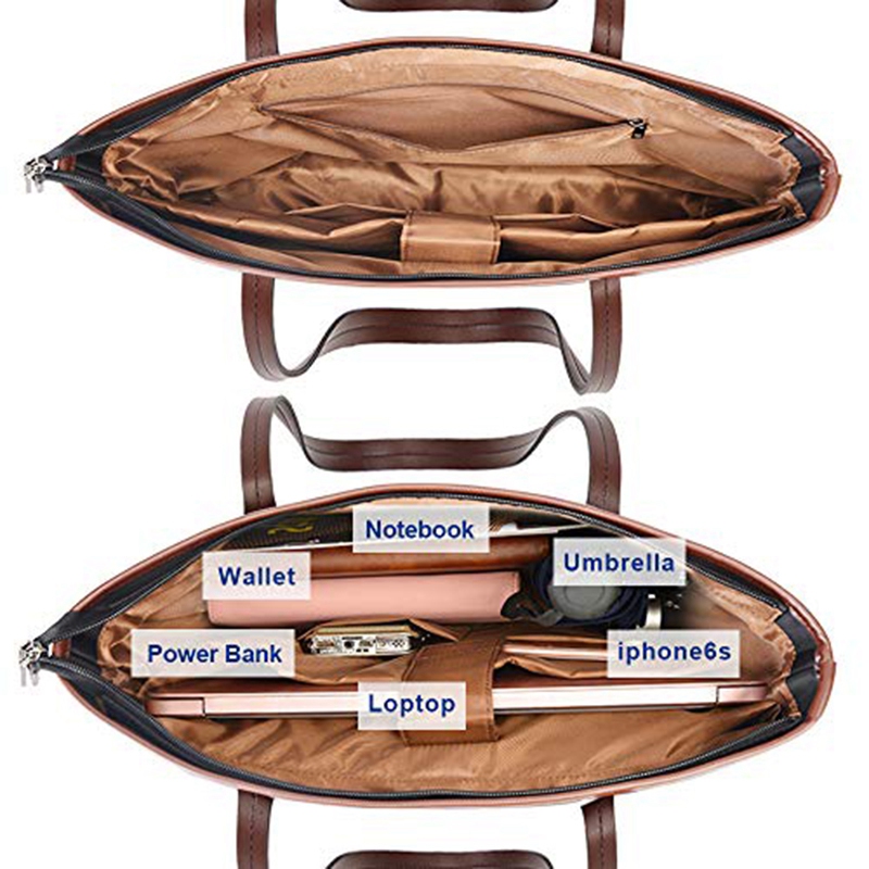 OSOCE Handbags Up to 15.6 Inch Laptop for Women Office Bags Briefcase,Laptop Tote for Women,Lightweight,Waterproof