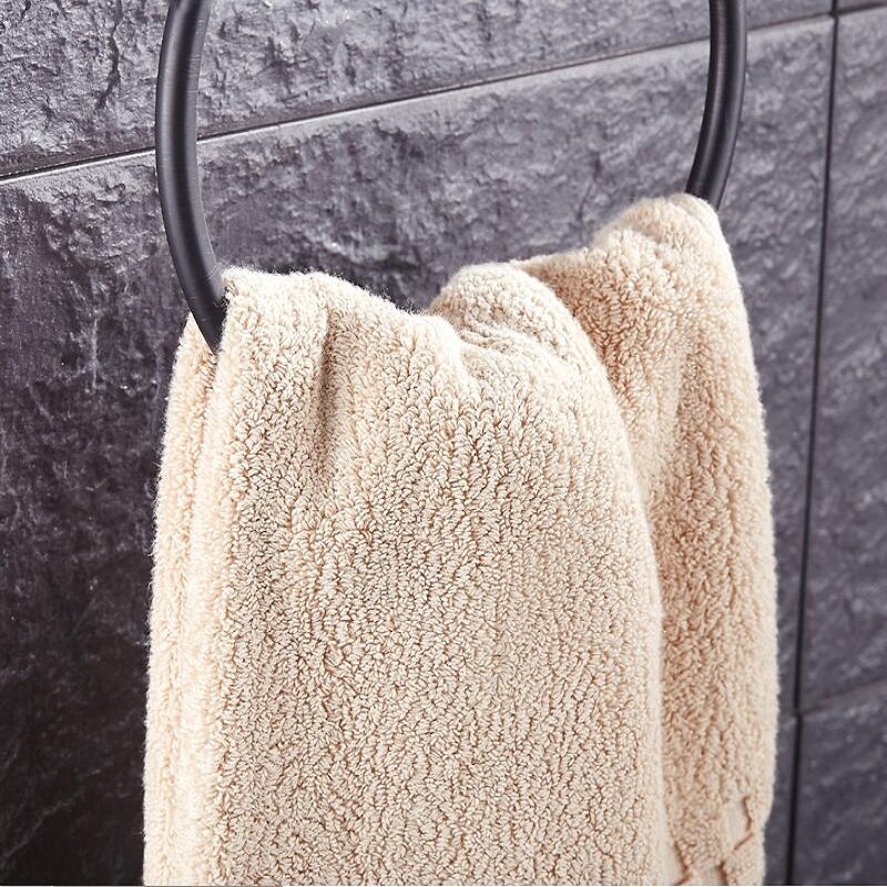 Antique Oil Rubbed Bronze towel ring black, Vintage brass towel rings bathroom, Copper Kitchen towel ring holder,