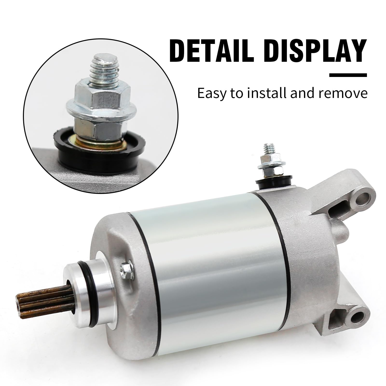 Starter Motor Replacement for Polaris Ranger 570 Sportsman 570 ACE 570 RZR 570 Replaces NO. 4013015, 4014290, 4014909