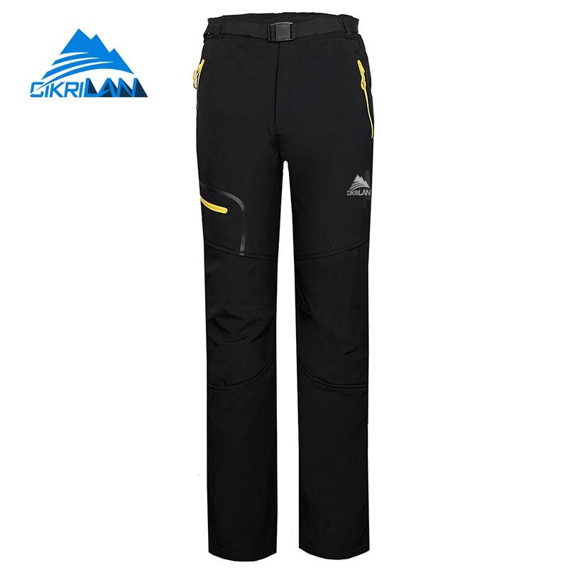 Mens Windproof Water Resistant Pantalones Hombre Sport Hiking Climbing Softshell Outdoor Pants Men Trekking Camping Ski Trousers