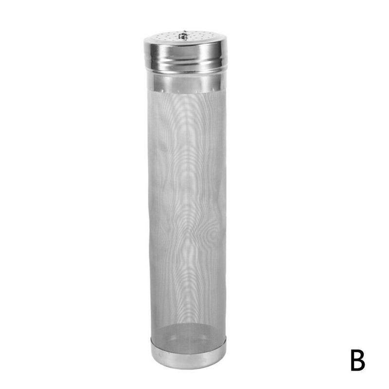 1 Uds. De cartuchos de filtro de cerveza de acero, filtro de cerveza elaborado de Hop, malla de acero inoxidable, filtro para cubo de vino casero: B