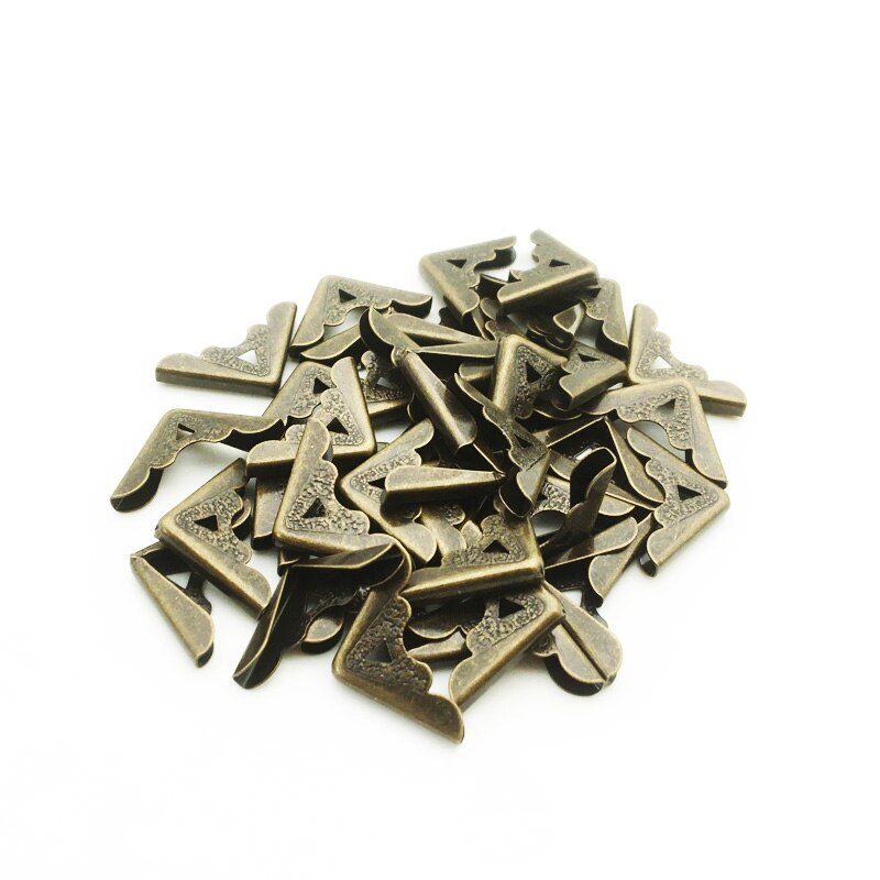 40 Pièces Protecteurs de Coins Métal Rétro pour Livres - Décoration et 40 Pièces Protecteurs de Coins Métal Rétro pour Livres - Décoration et