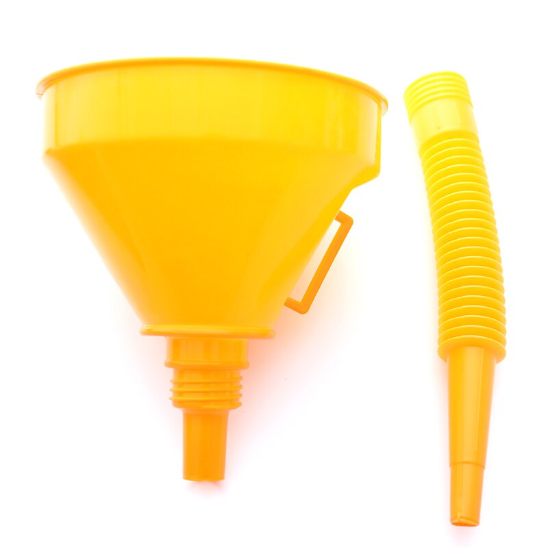 Embudo de filtro para coche, herramienta de reparación, equipo de llenado de aceite con filtro, tubo Flexible para seguridad, accesorios de viaje de emergencia para coche