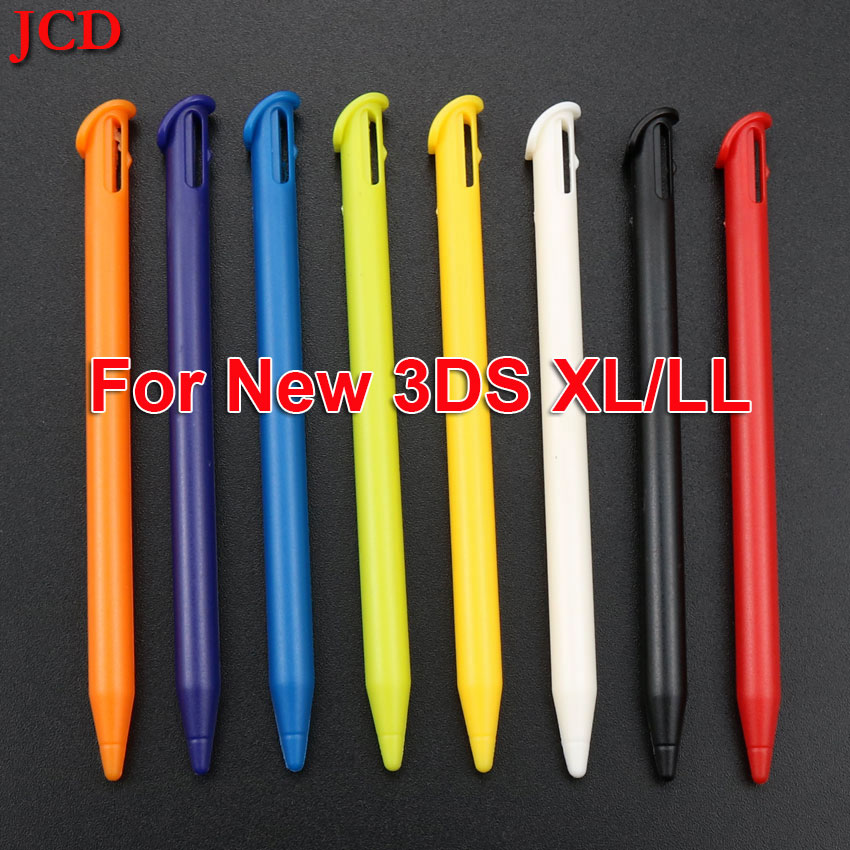 JCD, 8 Uds., Lápiz de pantalla táctil de plástico multicolor para el 3DSLL Stylus pluma portátil, lápiz táctil, Set para Nintendo 3DS XL LL