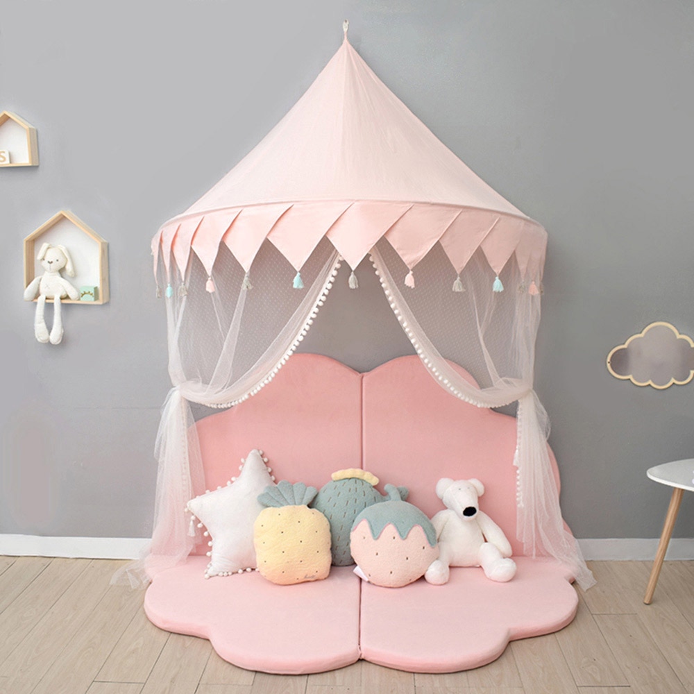 Nordic Kids Play Tent Pink Princess Castle Play Ho. Grandado