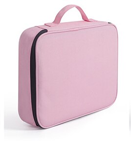 Large Document Bags Capacity Waterproof Multifunctional Home Travel Organizer Holder School Office Business File Folder Supply: Pink
