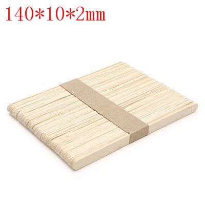 50Pcs DIY Ice Cream Stick Wooden Kids Hand Crafts Art Cake Making Children -P101: 55