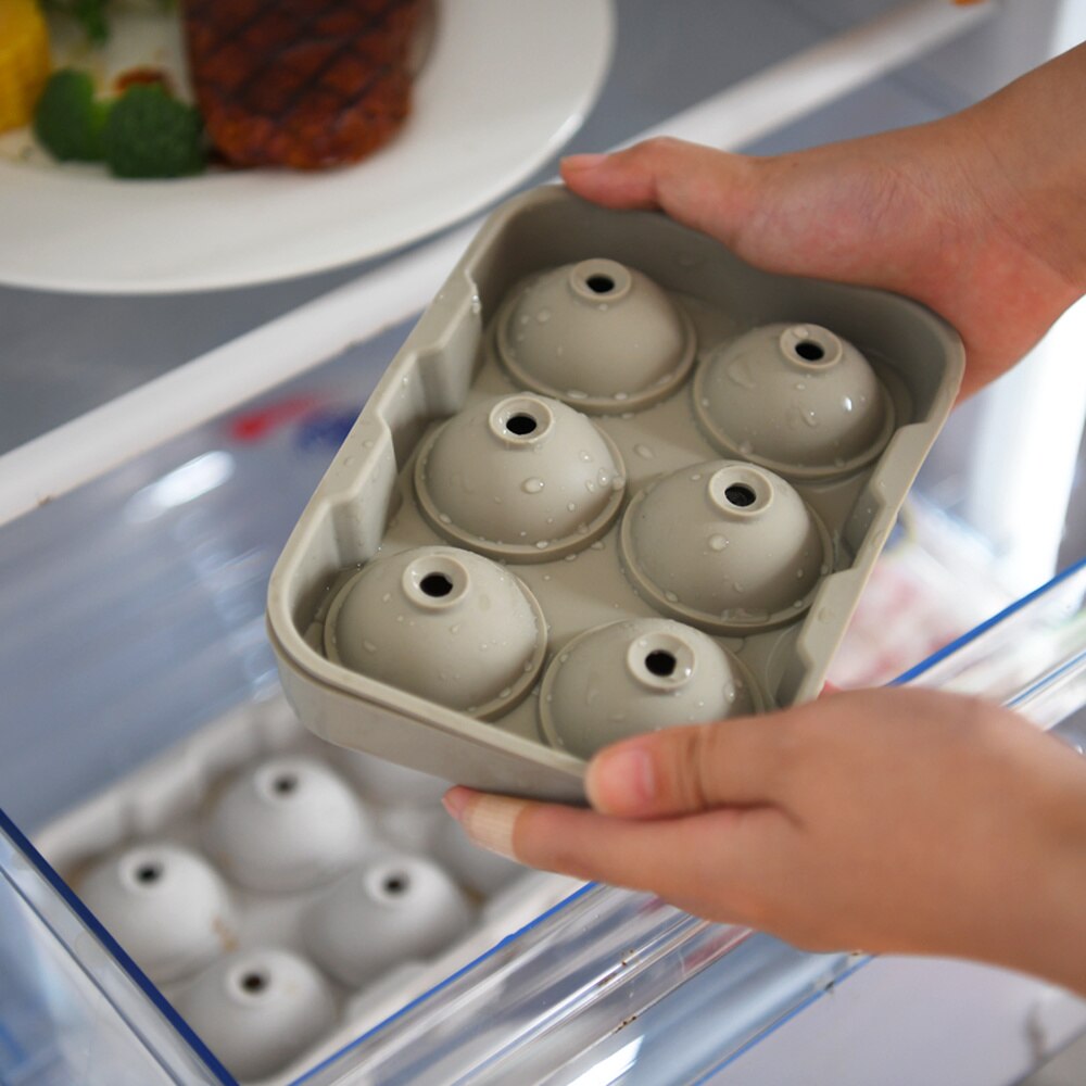 Japonia forma kostki lodu Whisky średnica 4.5cm foremka robić kuli lodowej kreatywny pojemnik na lód robić lodów formy kostki silikonowe formy